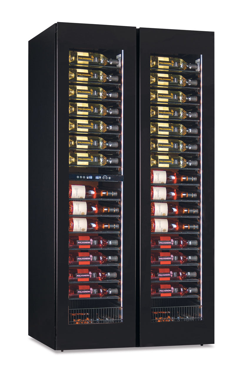 Frigo vini doppia porta 3 zone di temperatura, ventilato SW 224 3TB