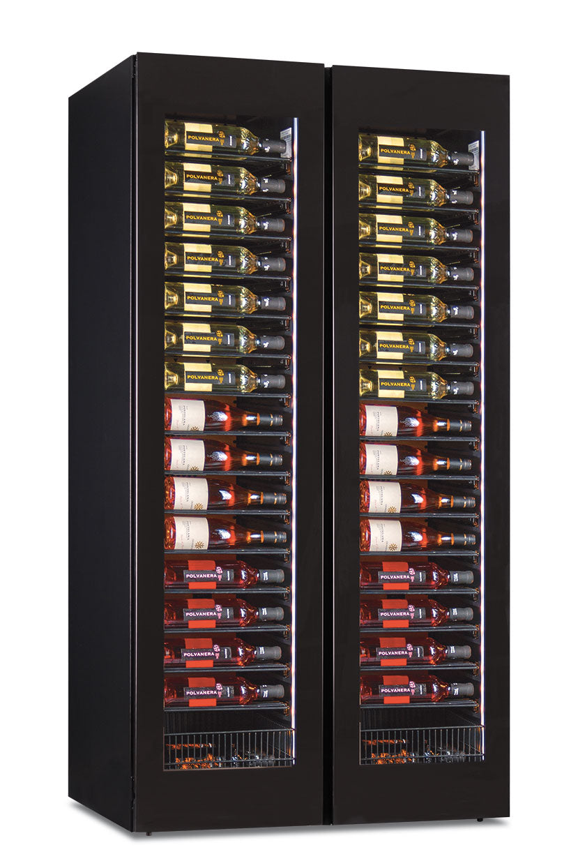 Frigo vini doppia porta 2 zone di temperatura, ventilato SW 224 2TB