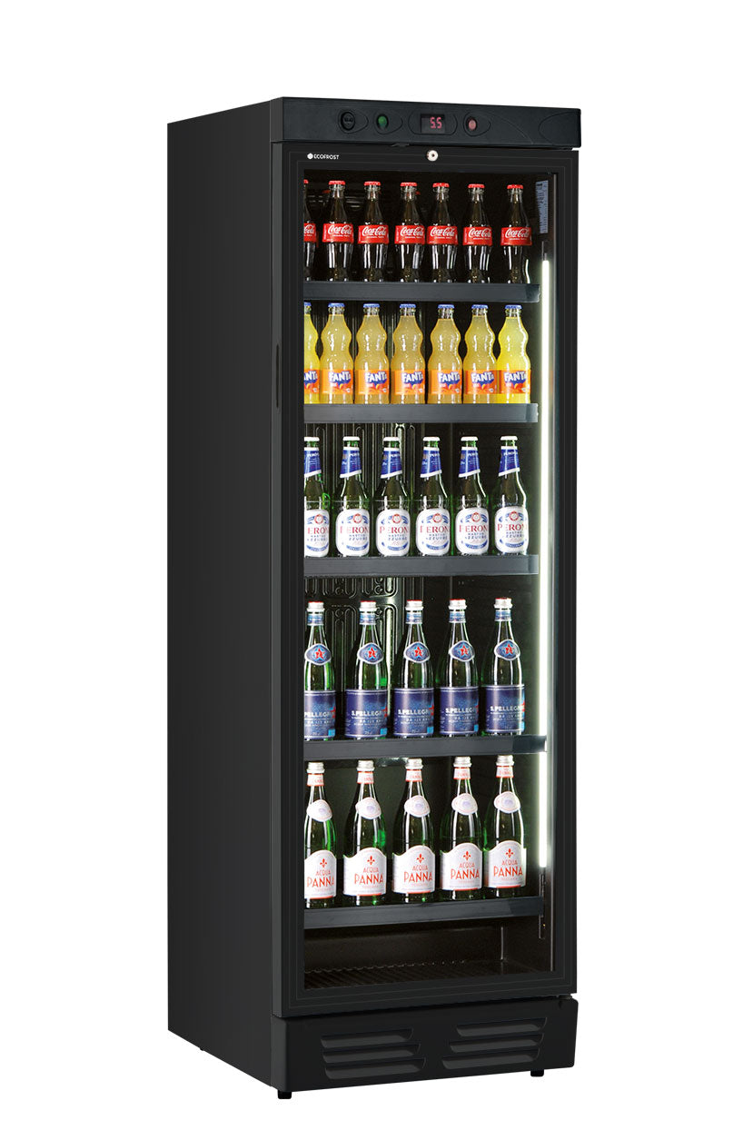 Frigo vetrina bibite statica con agitatore EKG 390 VG BLK
