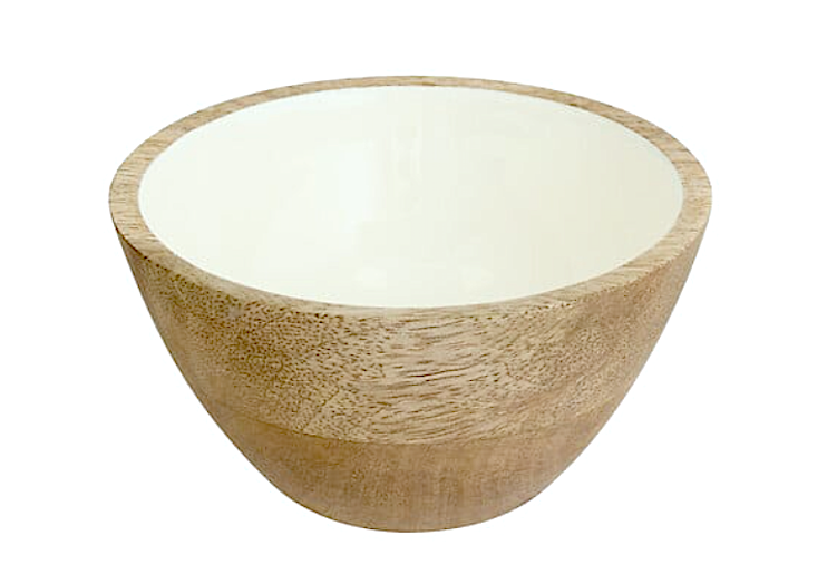 Inaya Ciotola Cm.13x7h Mango Bianco 212205b