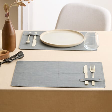 Glenn Tovaglietta Cm.45x30 Grigio 217902c