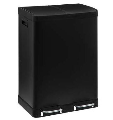 Pattumiera Doppia Ariane Lt.30+30 Nero 186157b