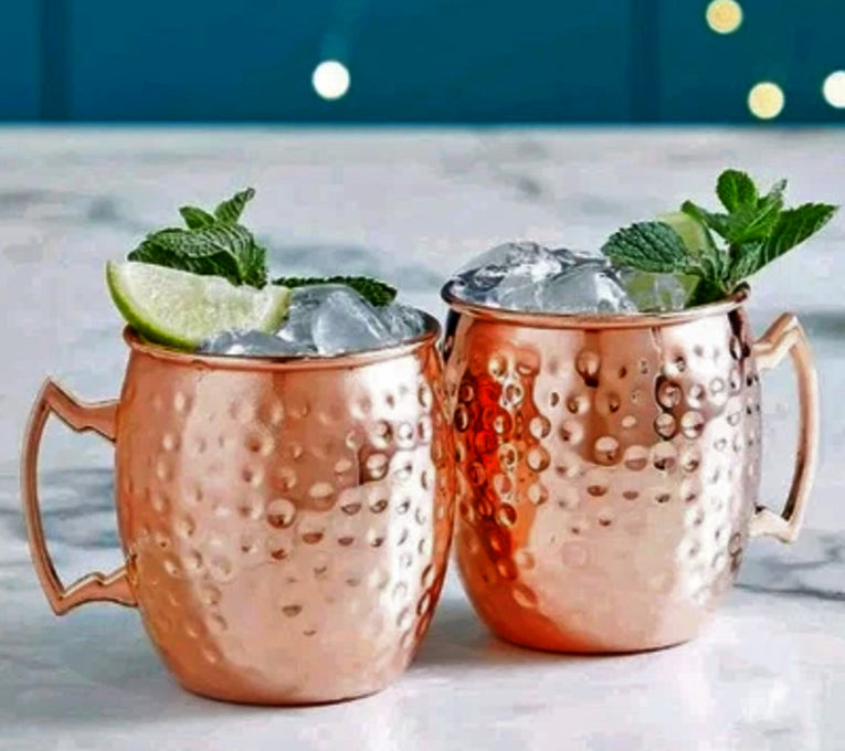 Set 2 Bicchieri Moscow Mule Acciaio Cl.47 Bronzo 203279