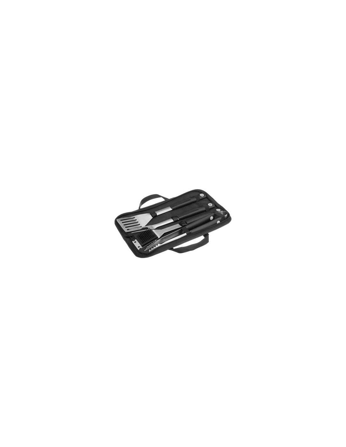 Set 4 Utensili Barbecue Con Valigetta