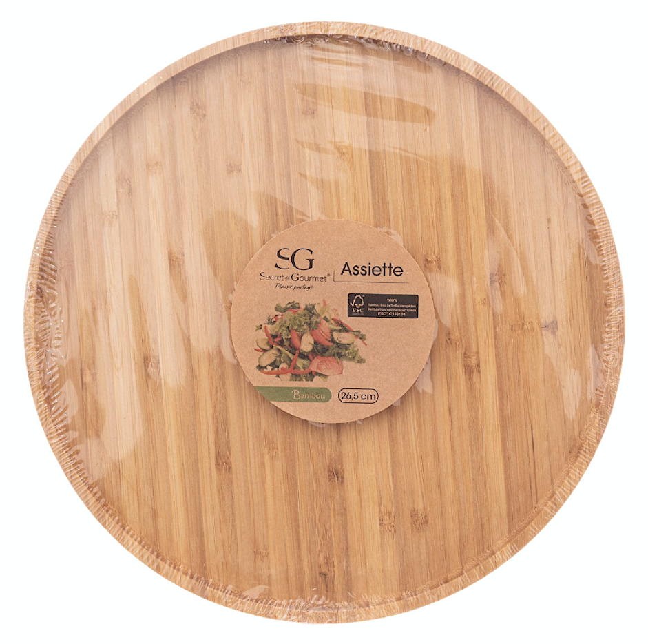 Piatto Portata Tondo Cm.26,5 Bamboo 160748