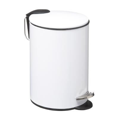 Pattumiera Bagno Lt.3 Con Pedale Bianca