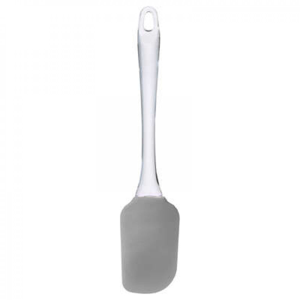 Spatola In Silicone Grigio Con Manico Trasparente Cm.25