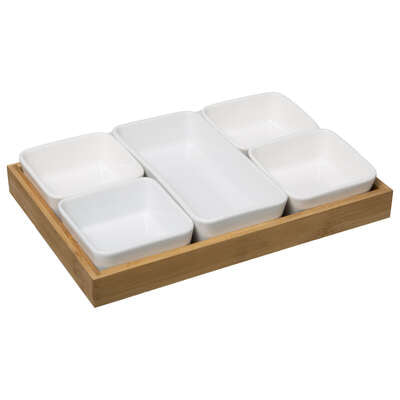 Set Aperitivo 6 Pezzo C/vassoio Bamboo 173778