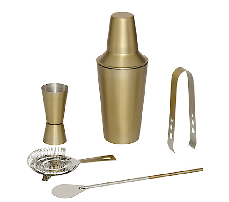 Set Cocktail Gold Acciaio Inox 203465