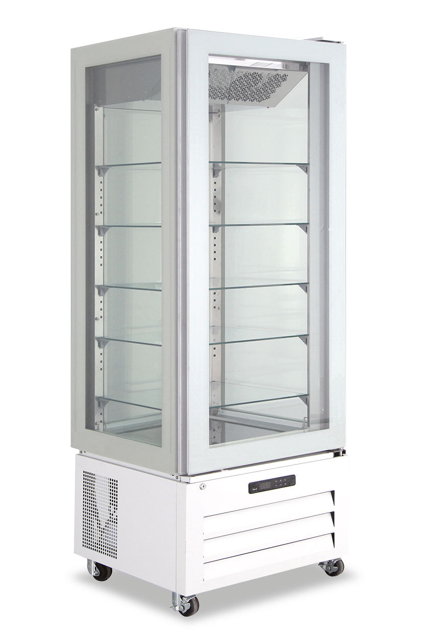 Frigo pasticceria quattro lati vetro no frost positivo VICTORIA 65 NFP WHITE
