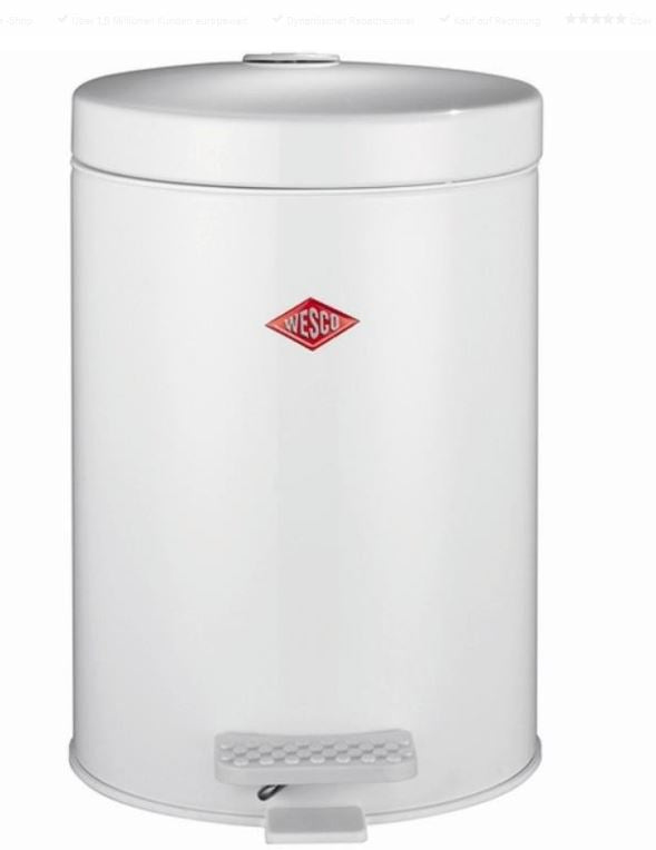 Wh-kosmetik-abfallsamer Bianco 104 Lt.5 Wesco