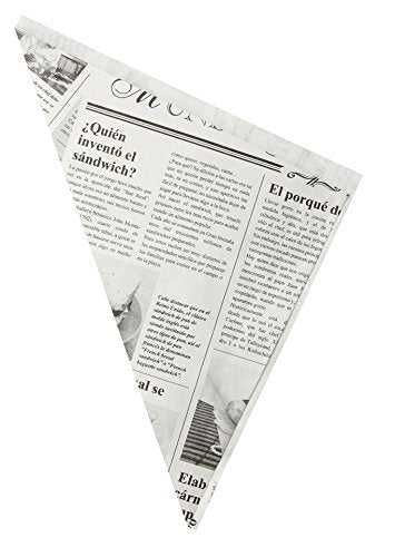 Confezione 10 Sacchetti Fritto Fantasia "giornale"