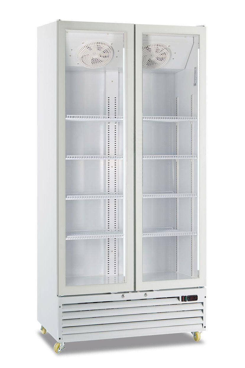 Frigo bibite doppia porta ventilato ICOOL 80 WHITE