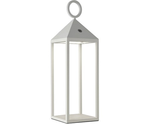 Cargo Lampada Cm.47x14 Alluminio Bianco Per Interno/esterno
