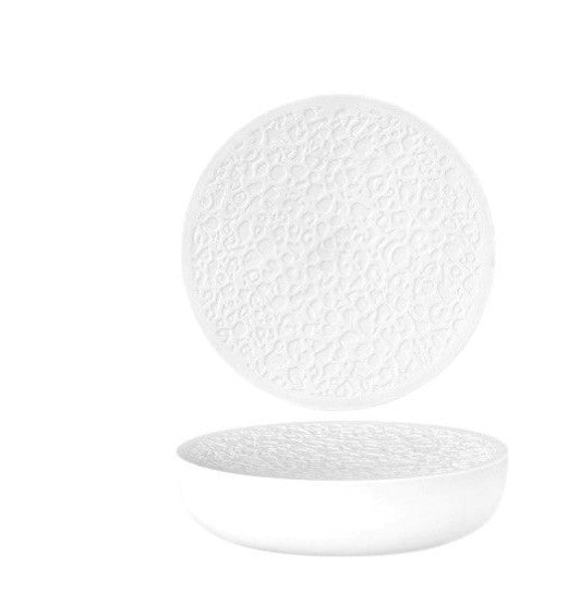 Nori Rilievo Alzata Cm.16 Bianco
