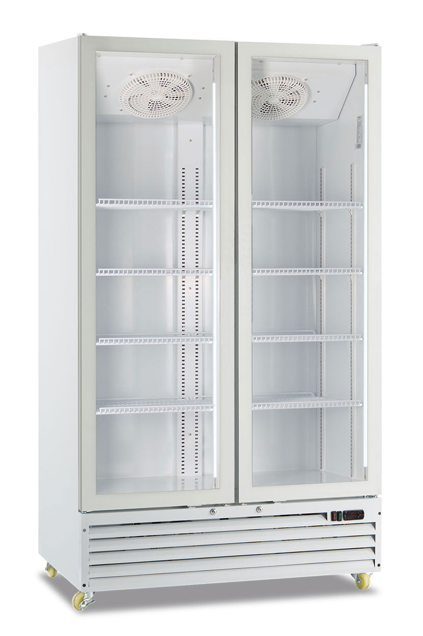 Frigo bibite doppia porta ventilato ICOOL 110 WHITE