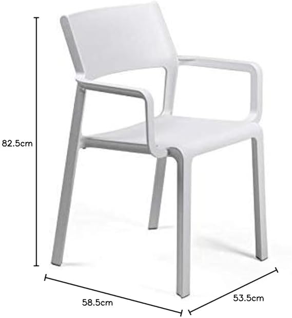 TRILL ARMCHAIR POLTRONA 58,5X53,5X82,5H GRIGIO