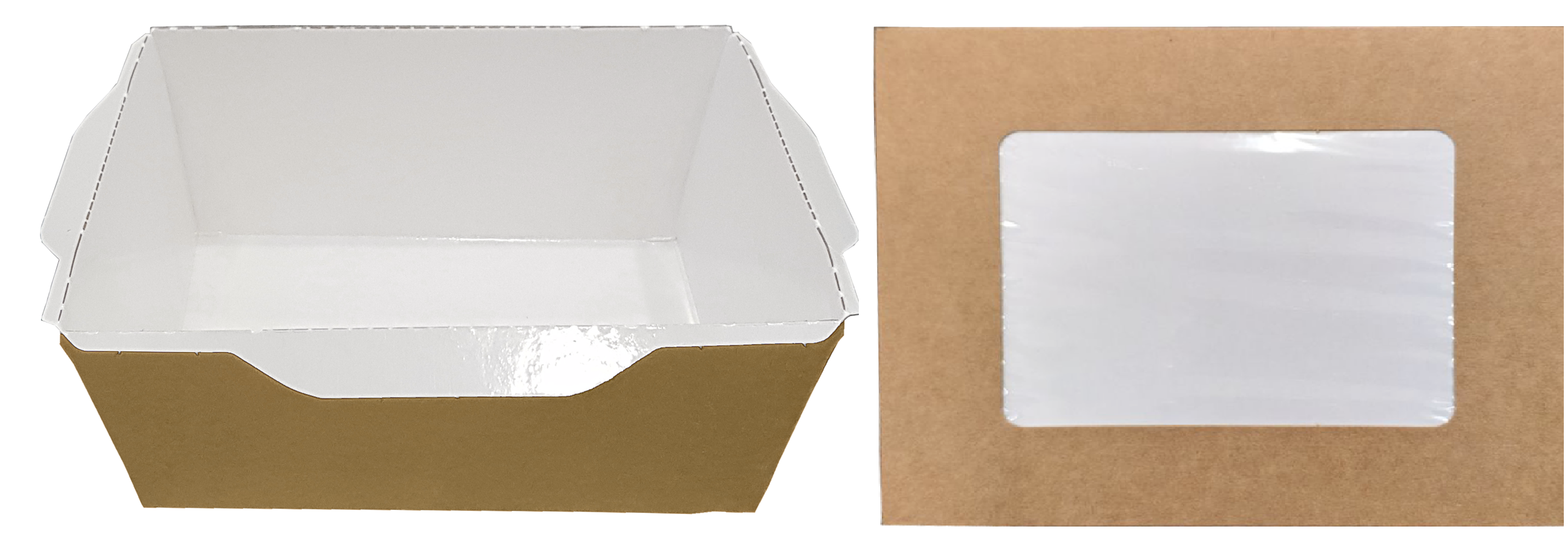 Eco Bake 213 Confezione 25 Contenitori Con Coperchio Mm.213x163x46