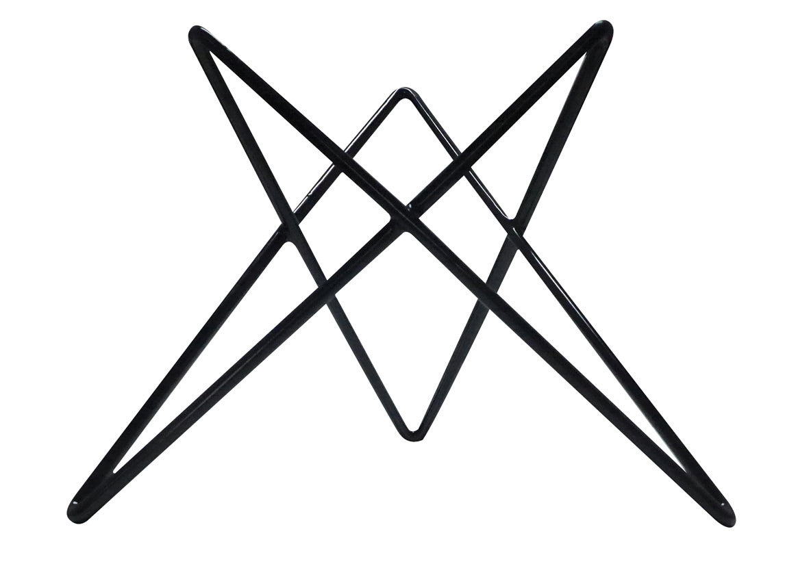Star Stand Universale Antiscivolo Cm 30x30 H20 Acciaio Rivestito Pvc