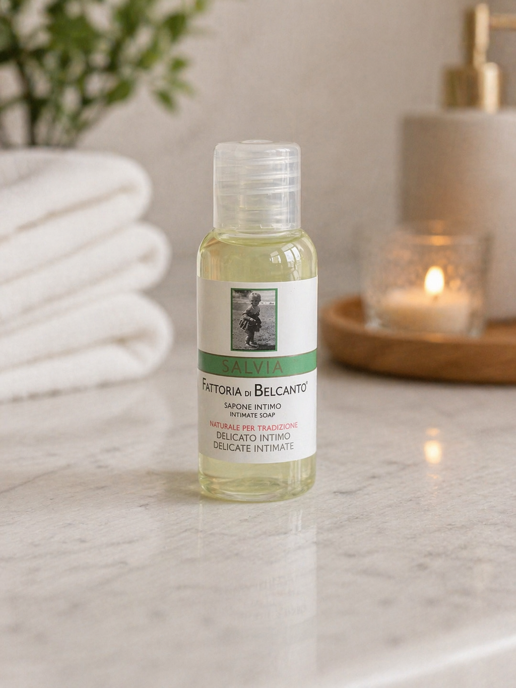 Linea Cortesia B&B – Detergente Intimo Salvia | Fattoria di Belcanto®

Confezione da 20 flaconi da 35 ml