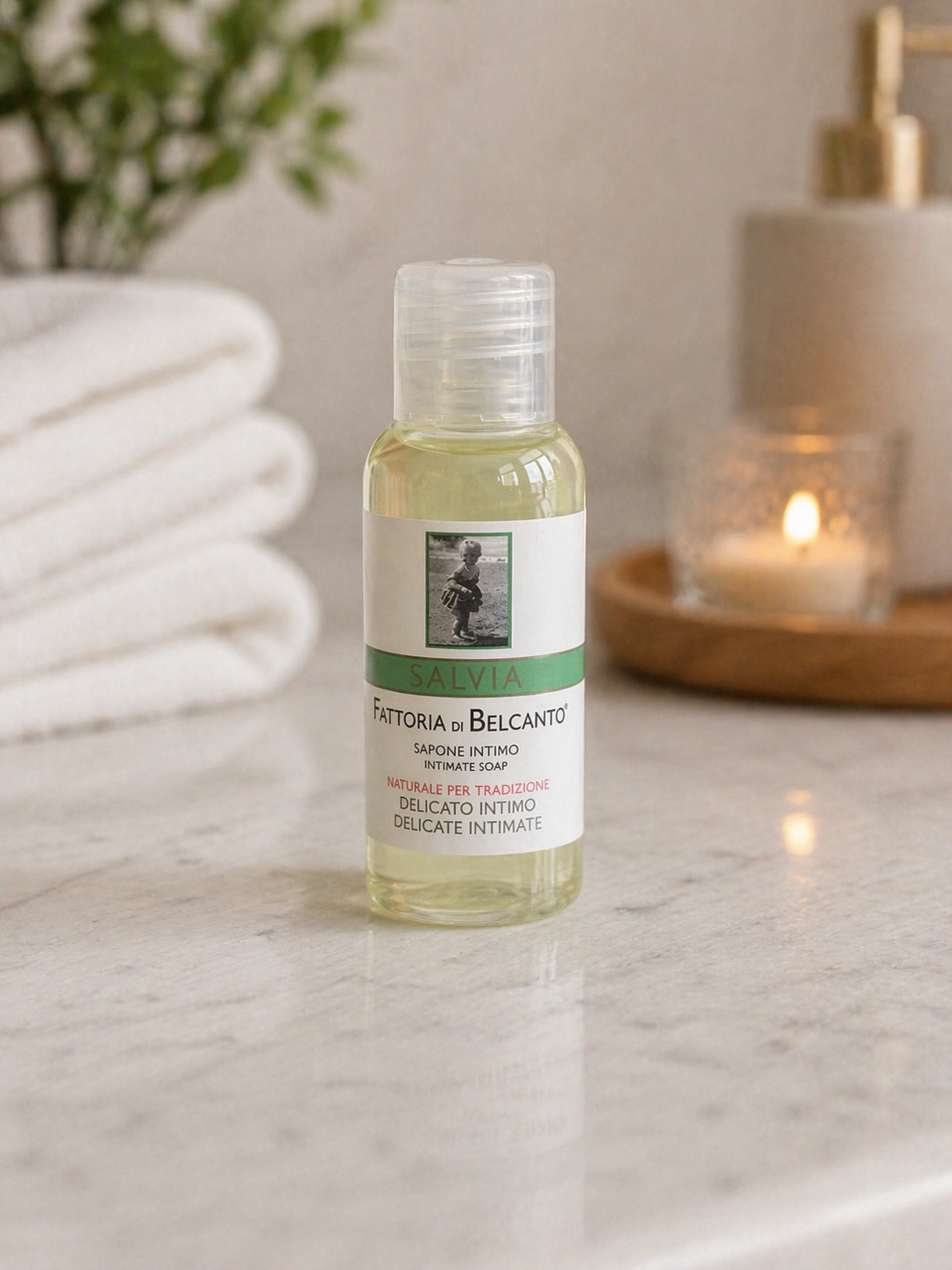 Linea Cortesia B&B – Detergente Intimo Salvia | Fattoria di Belcanto®

Confezione da 20 flaconi da 35 ml