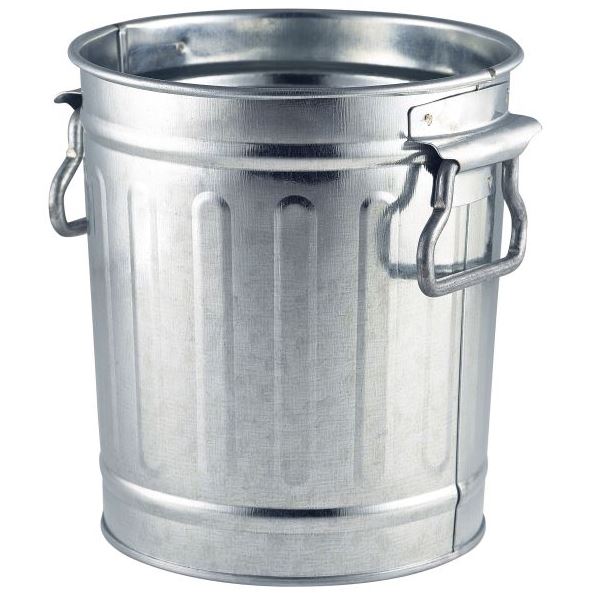 Mini Cestino Zincato Cm.14x12x15 Genware