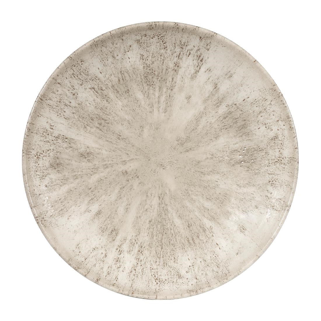 Stone Agate Grigio Piatto Piano Tondo Cm.22