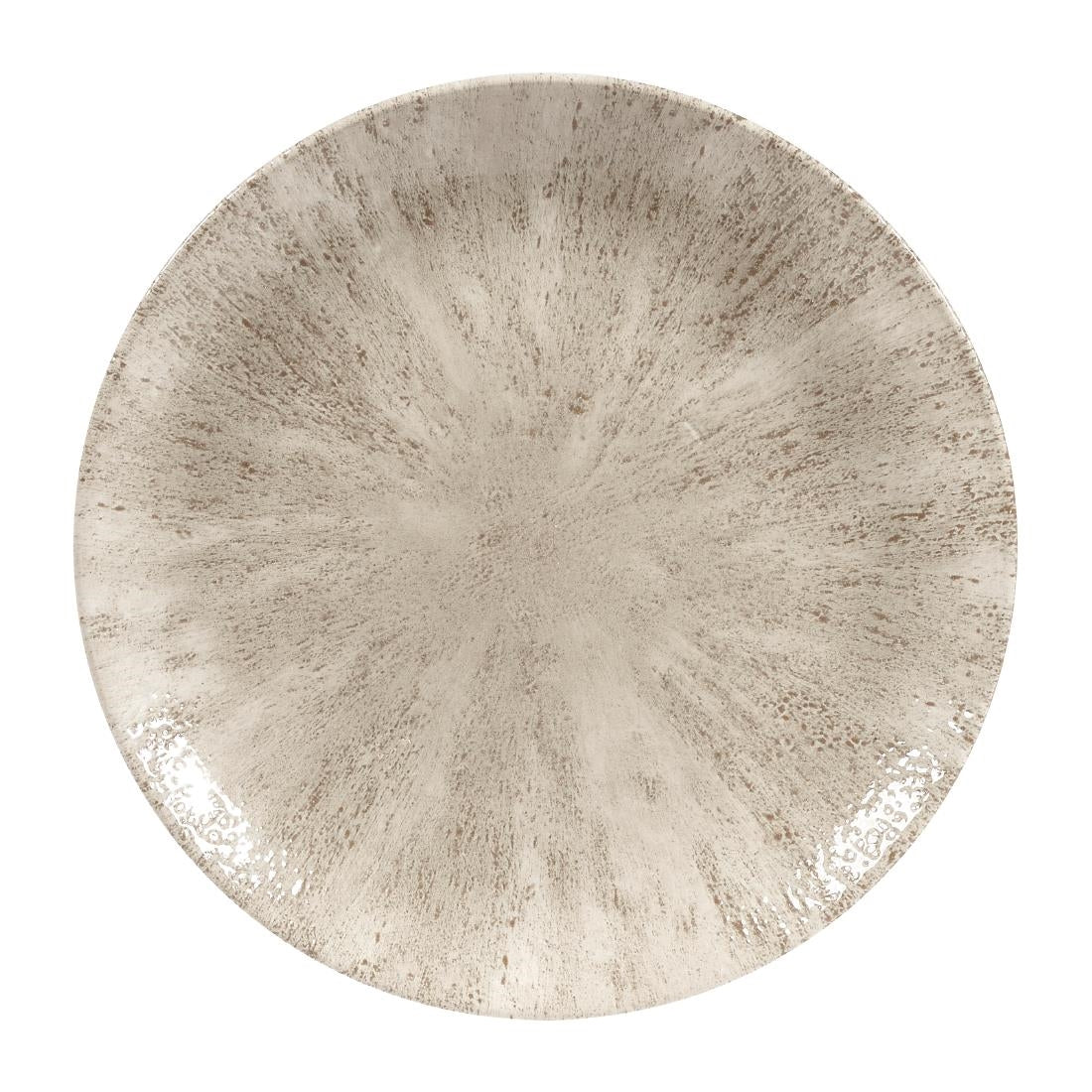Stone Agate Grigio Piatto Fondo Tondo Cm.25