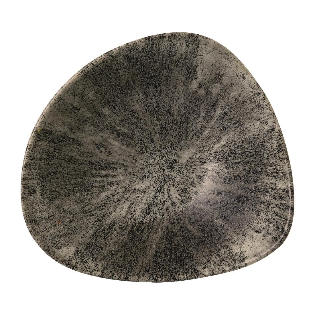 Stone Quartz Nero Ciotola Triangolare Cm.23,5