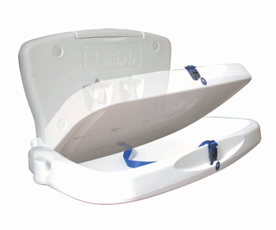 Bimbi Fasciatoio Murale Neonati Richiudibile Bianco Carico Massimo Kg.