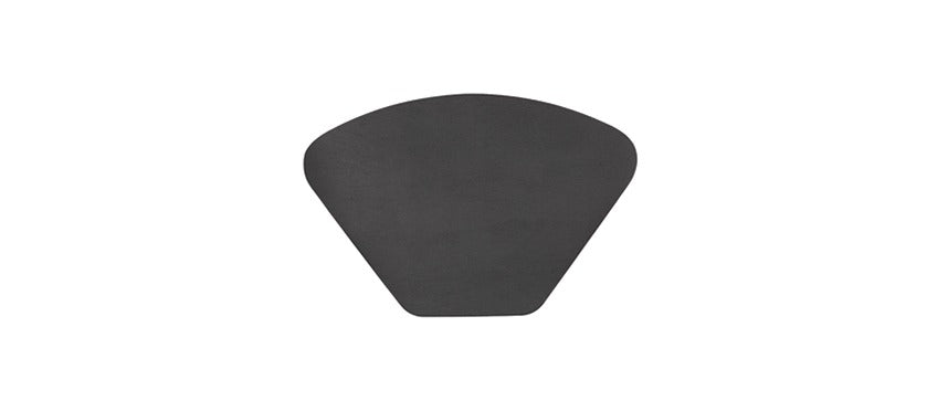 Togo Tovaglietta Nero Trapezoidale Cm.48x32 Ecopelle