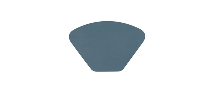 Togo Tovaglietta Blu Trapezoidale Cm.48x32 Ecopelle
