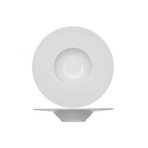 Piatto Fondo Gourmet Bianco 25 Cm Saturno Costaverde