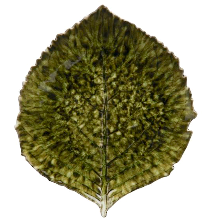 Riviera Piatto Foglia Cm.22 Verde Foresta