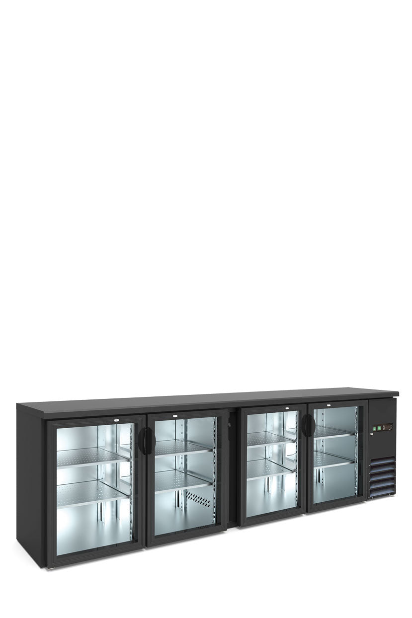 Frigo retro banco bar ventilato BB 400 GD