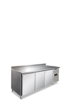 Tavolo refrigerato tre ante con alzatina, ventilato, bassa temperatura CXF 3200 BT CON ALZATINA