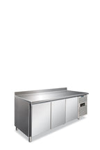 Tavolo refrigerato tre ante ventilato con alzatina, bassa temperatura SNACK 3200 BTF CON ALZATINA