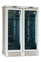 Frigo vini statico con ventola on/off rivestito in frassino sbiancato CLW 820 L WHITE