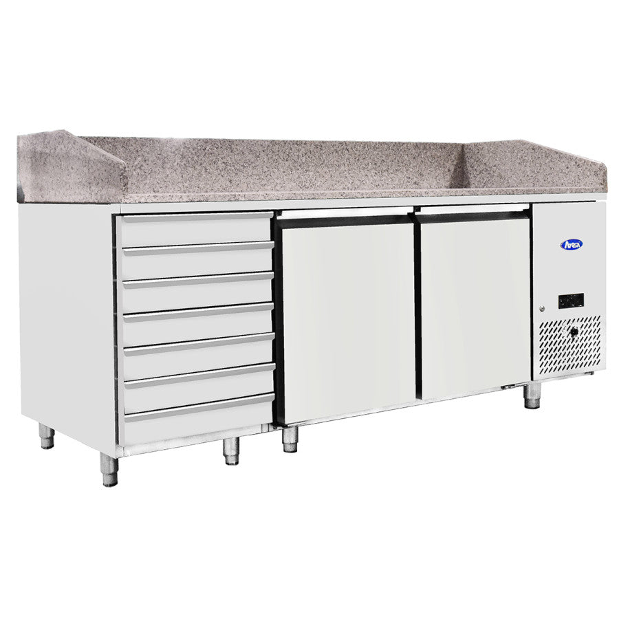 Banco Pizza 7 Cassetti 2 Porte