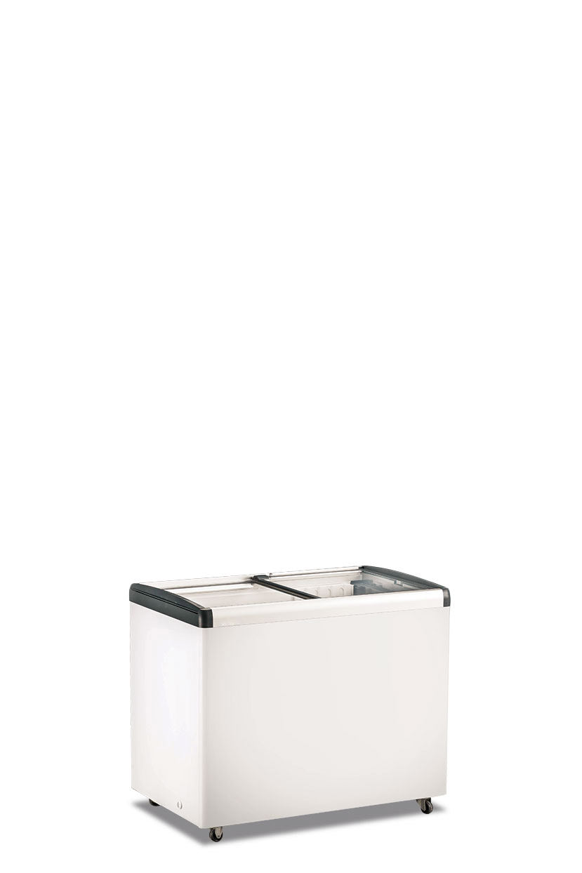 Frigo/Congelatore statico a pozzo vetro piatto scorrevole FRC 300 PFF
