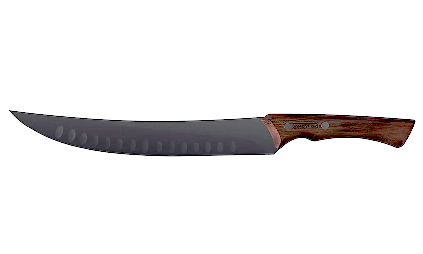Coltello Carne Cm.24 Manico In Legno - Black Collection