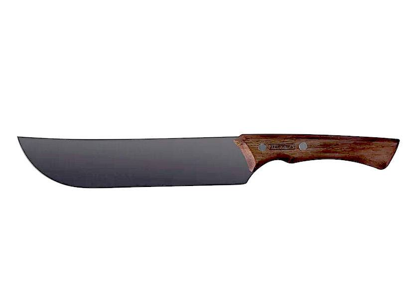 Coltello Carne Cm.19,2 Manico Legno - Black Collection