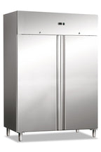 Armadio acciaio doppia porta ventilato, temperatura normale GN 1410 TN