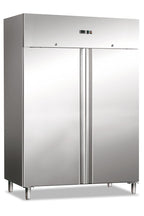 Armadio acciaio doppia porta ventilato, bassa temperatura GN 1410 BT