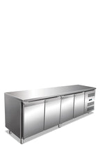 Tavolo refrigerato quattro ante ventilato, temperatura normale GN 4100 TN