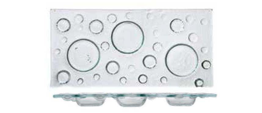 Bubble Antipastiera Rettangolare Cm33x16