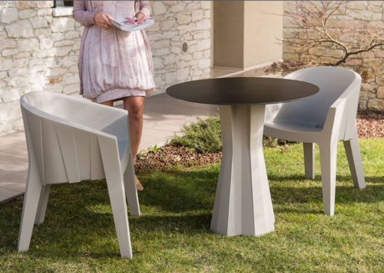 Frozen Poltrona Bianco Indoor/outdoor H.45,5cm