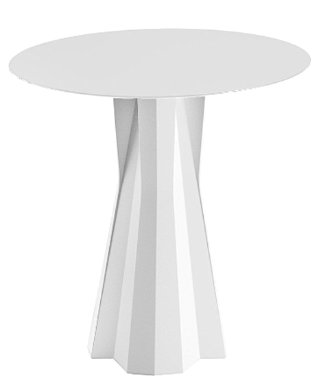 Frozen Base Tavolo Dining Bianco Indoor/outdoor H.75cm