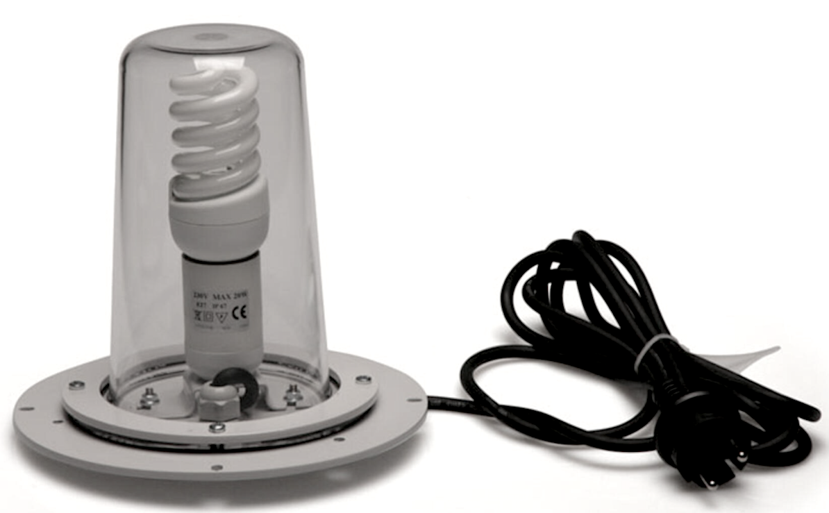 Kit Luce Outdoor Guscio Policarbonato Senza Lampadina