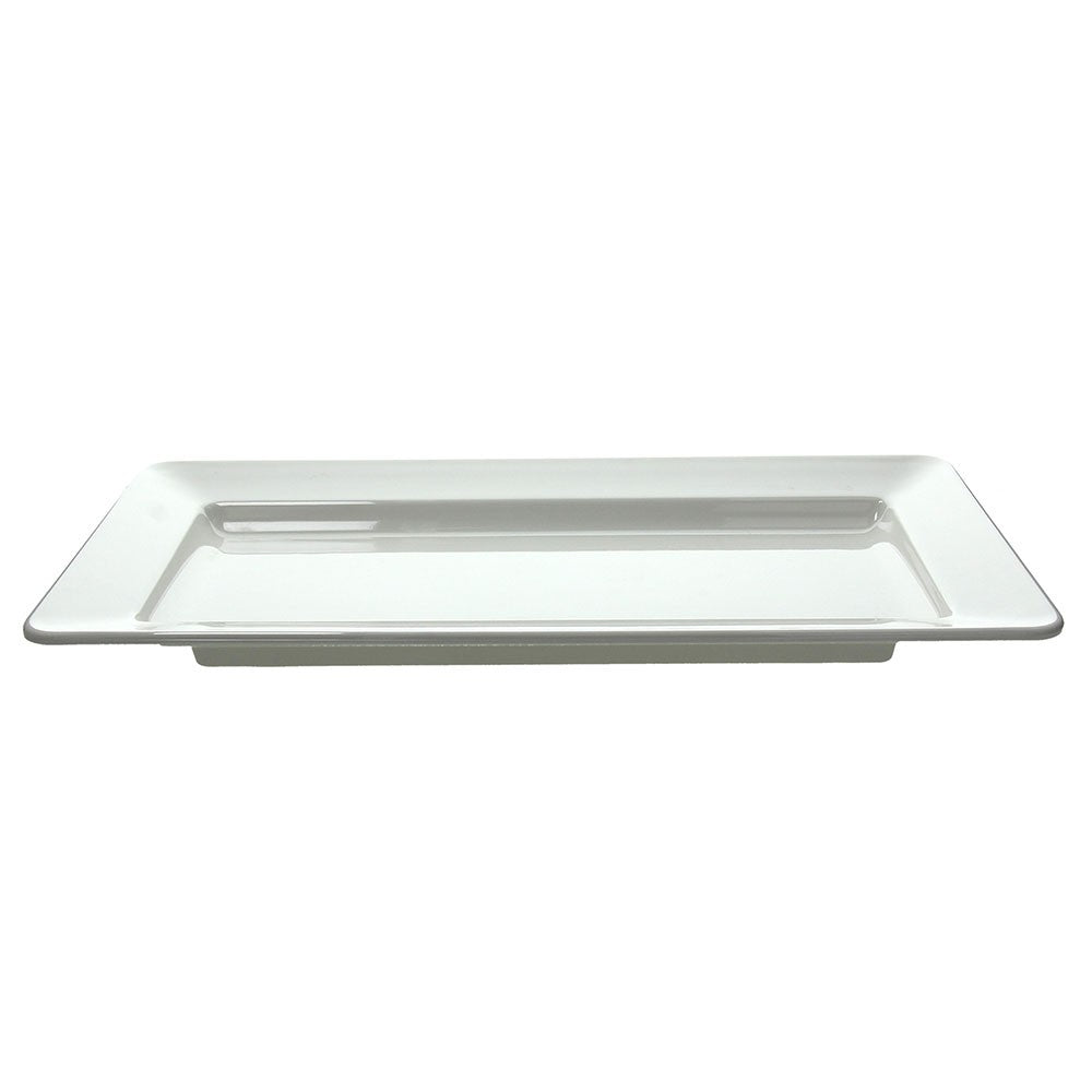 Show Plate Piatto Rett.Cm75x25 Bianco
